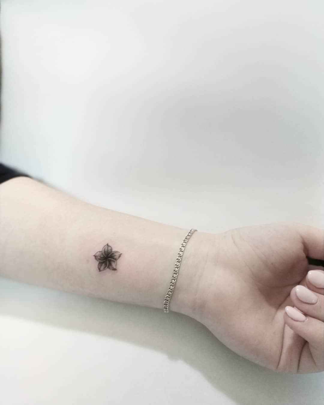 Маленькие татуировки для девушек на запястье фото_54