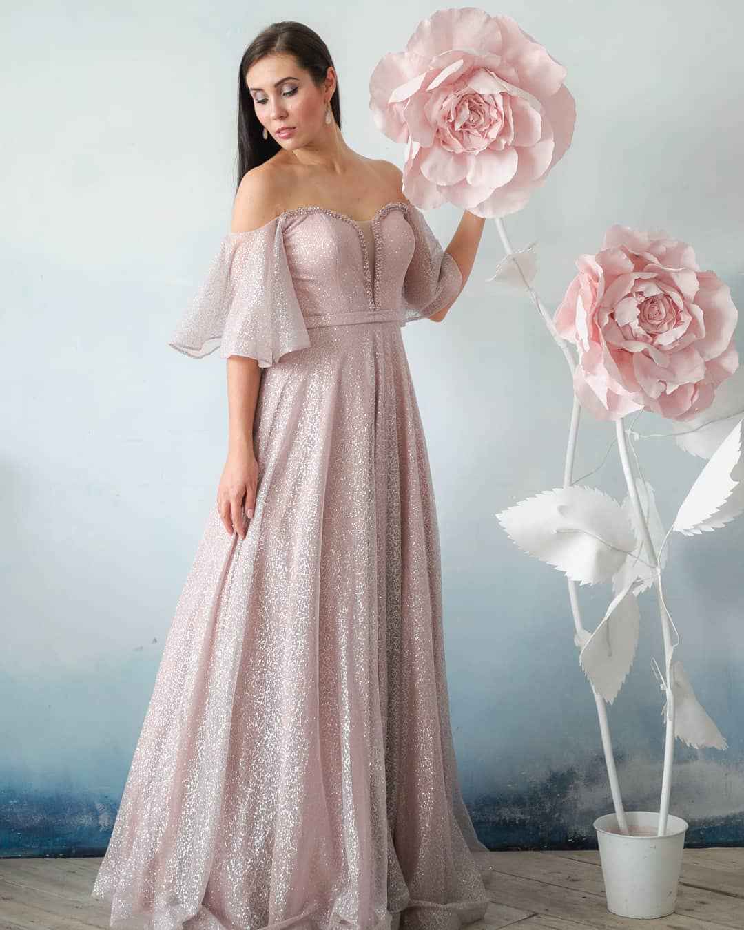 розовое платье на выпускной фото_4
