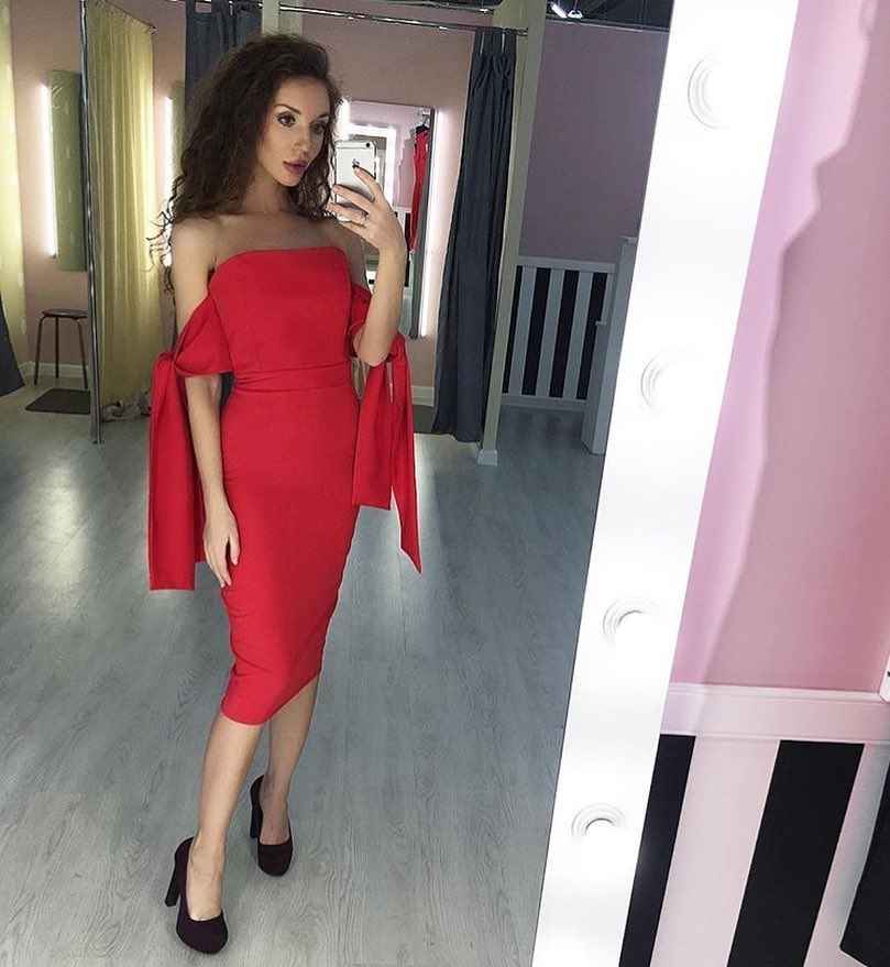 Красное платье на выпускной 2019-2020 фото_8