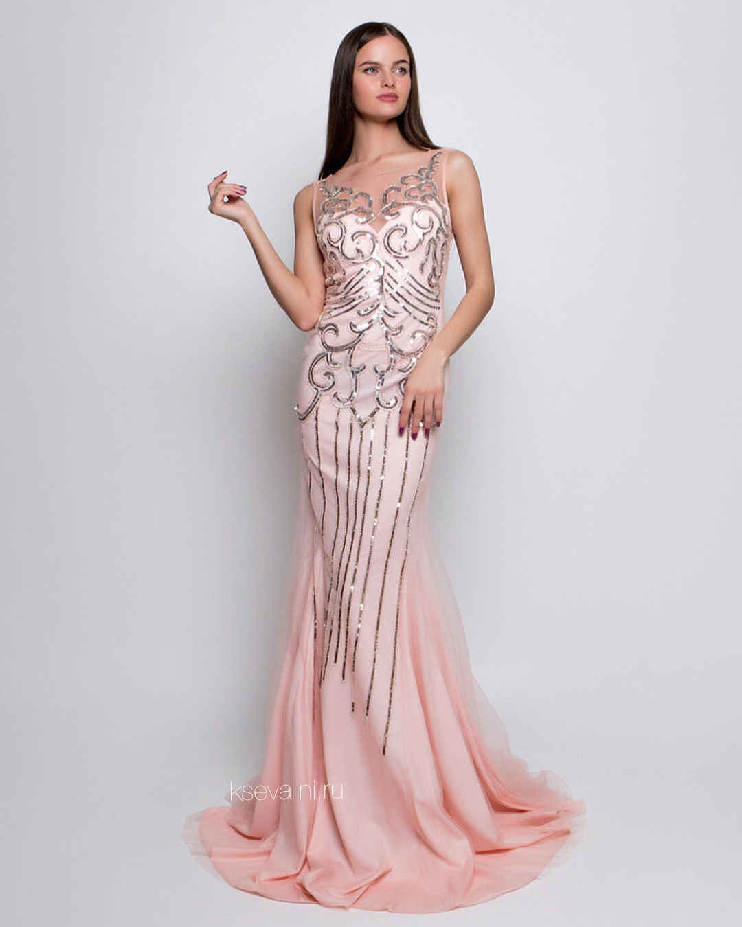 розовое платье на выпускной фото_8