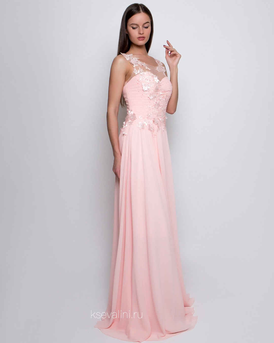 розовое платье на выпускной фото_9