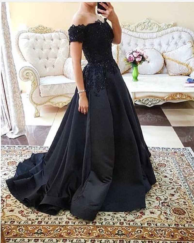 Черное платье на выпускной 2019-2020 фото_5