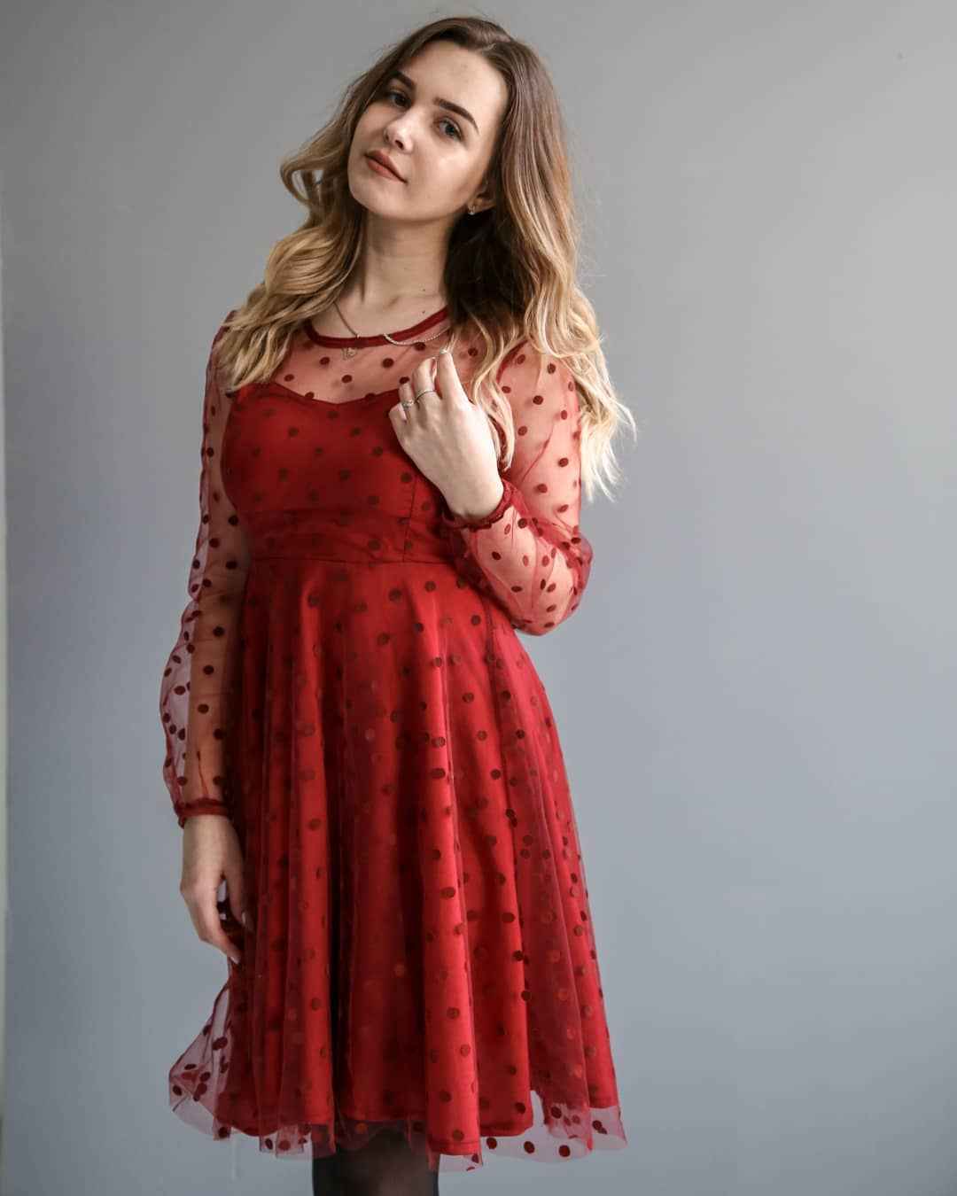 Красное платье на выпускной 2019-2020 фото_14