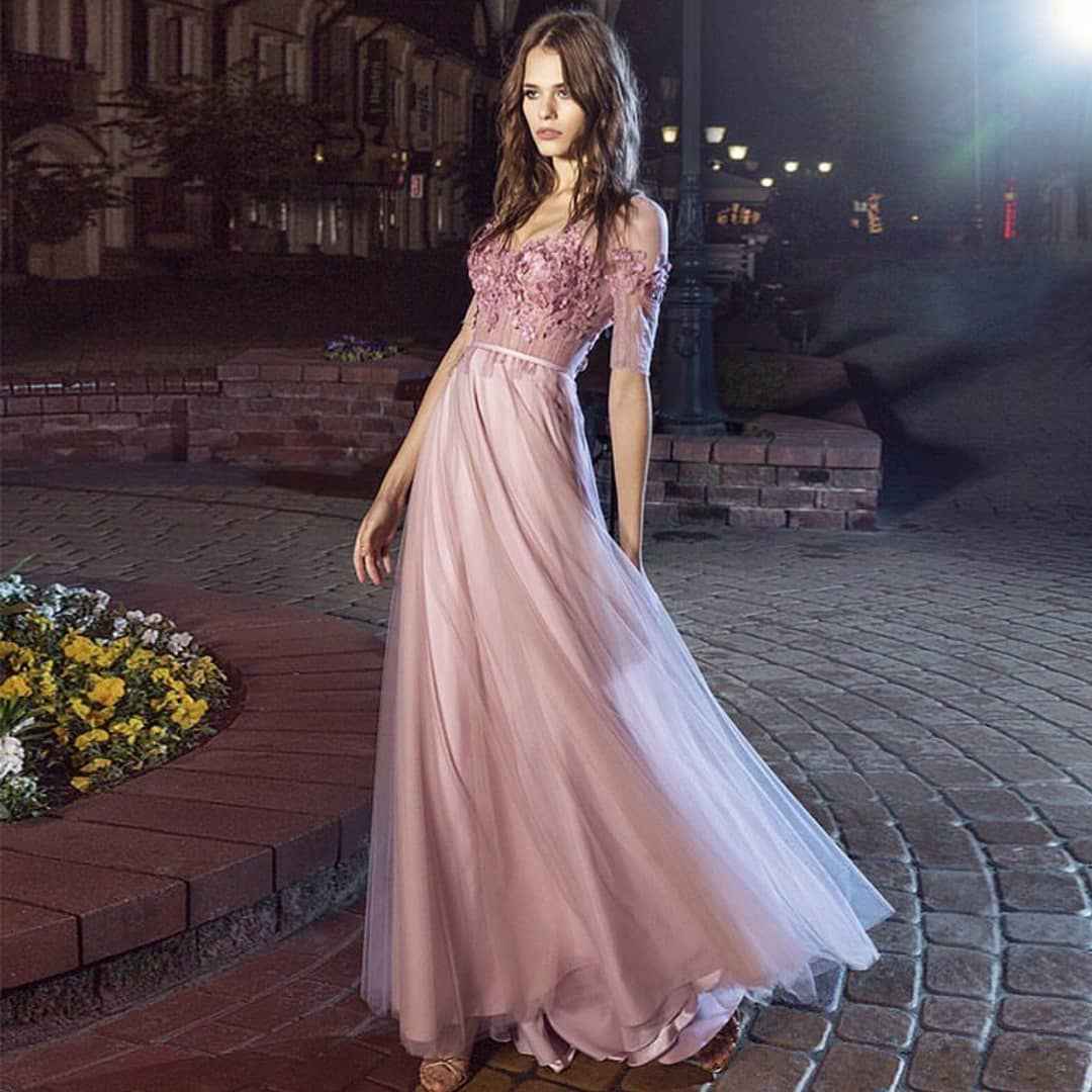 розовое платье на выпускной фото_14