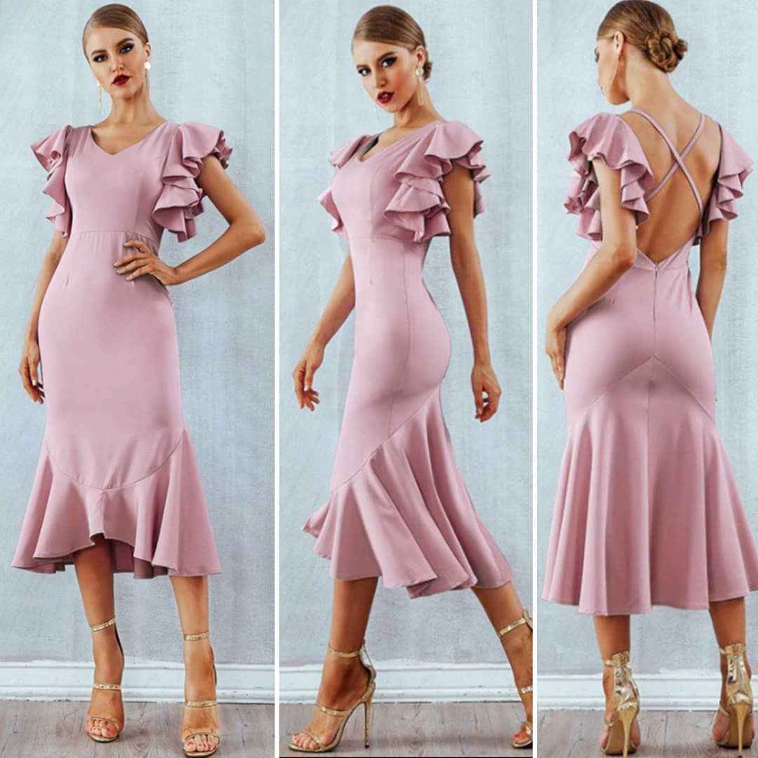 розовое платье на выпускной фото_17