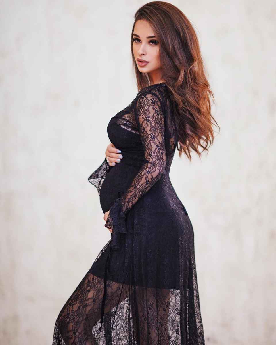 Праздничные платья для беременных фото_33