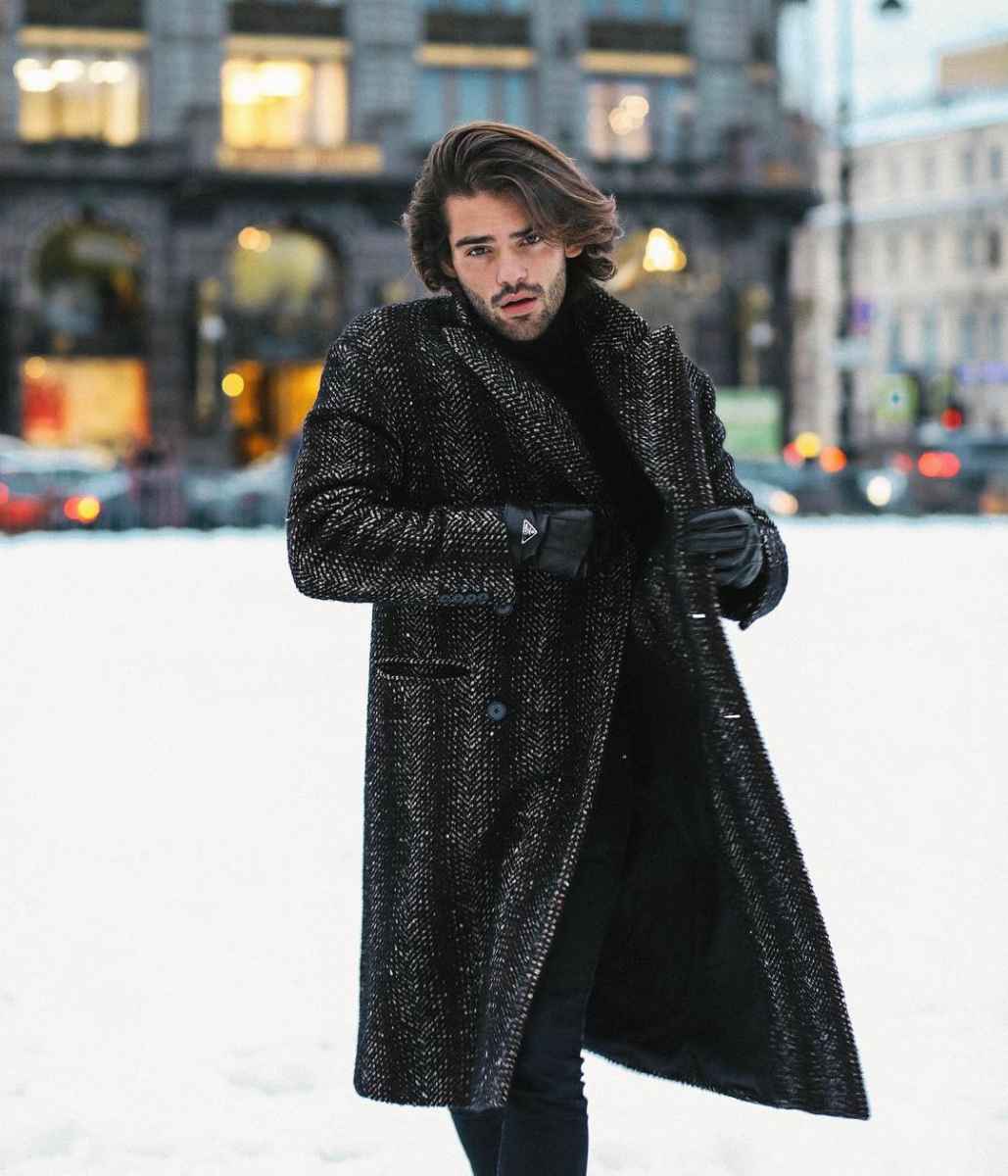 Модные мужские луки осень-зима 2019-2020 фото_38