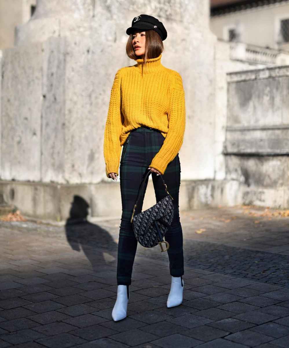 Модный вязаный свитер 2019-2020 фото_13