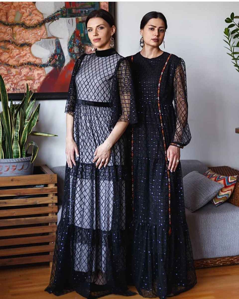 Современные фасоны туркменских платьев фото_18