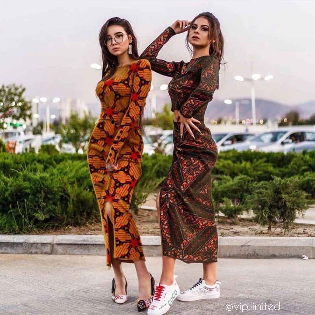 Современные фасоны туркменских платьев фото_36