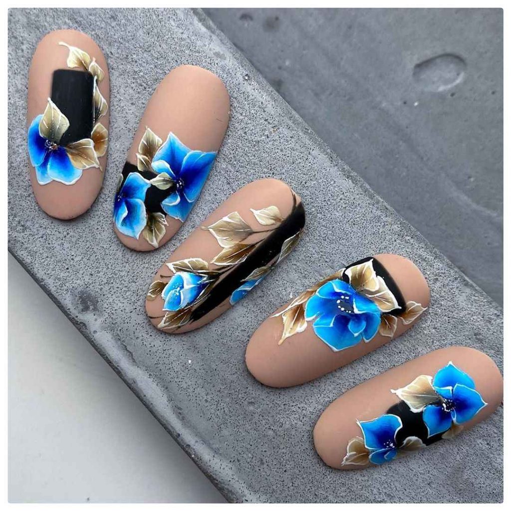 Китайская роспись на ногтях 2021: 40 свежих фото идей для красоток ...