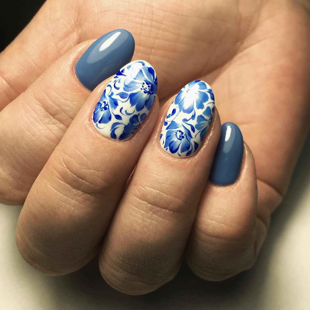 Китайская роспись на ногтях фото_26