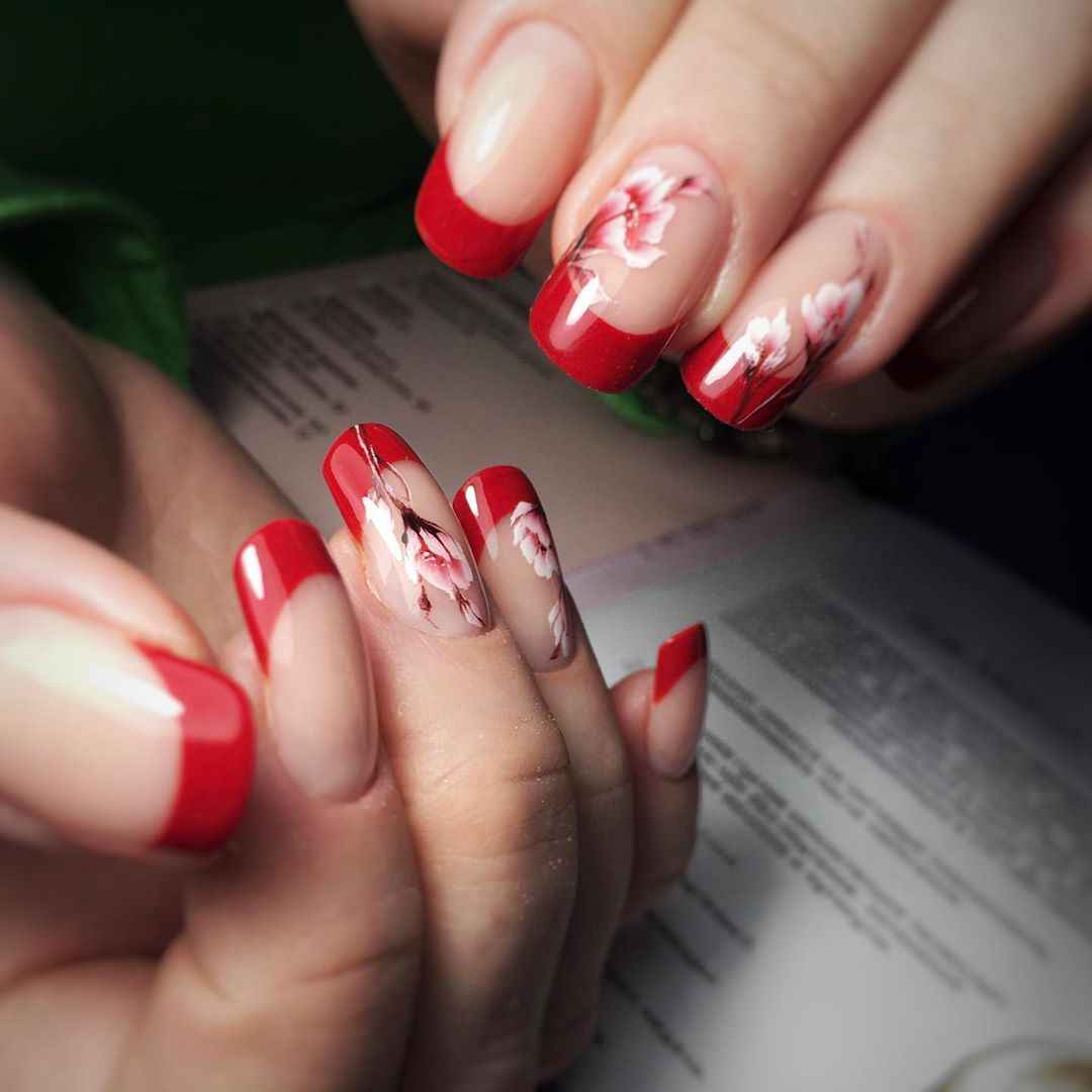 Китайская роспись на ногтях фото_24