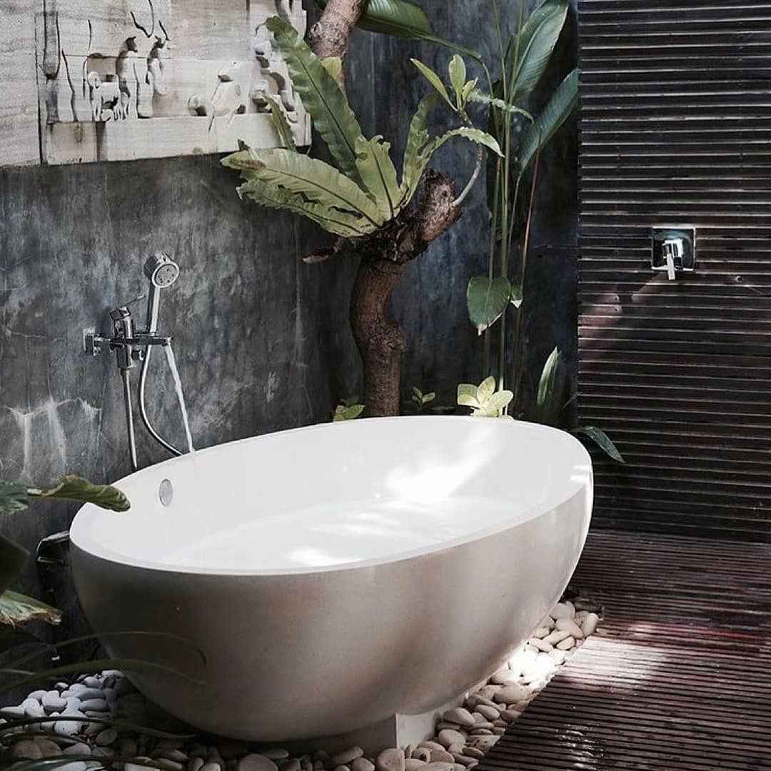 Ванна в балийском стиле фото_37